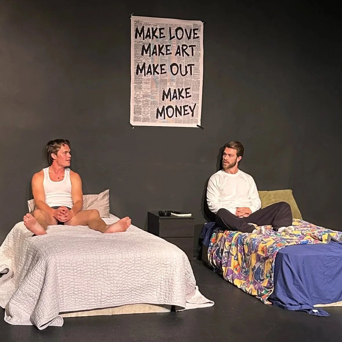 Actors in a Thursday Master class scene